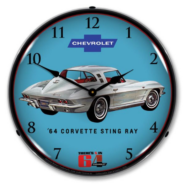 1964-c2-corvette-sting-ray-coupe-lighted-wall-clock