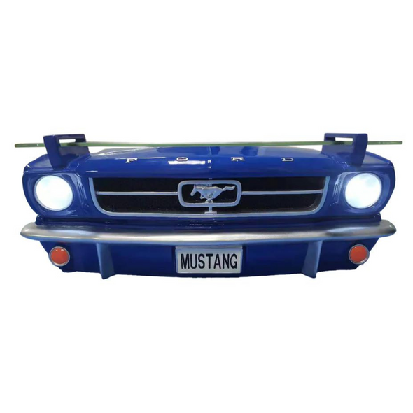 1964 Ford Mustang Floating Wall Shelf - Blue