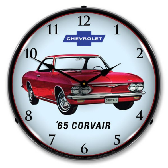 1965 Chevrolet Corvair Lighted Wall Clock