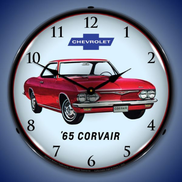 1965 Chevrolet Corvair Lighted Wall Clock