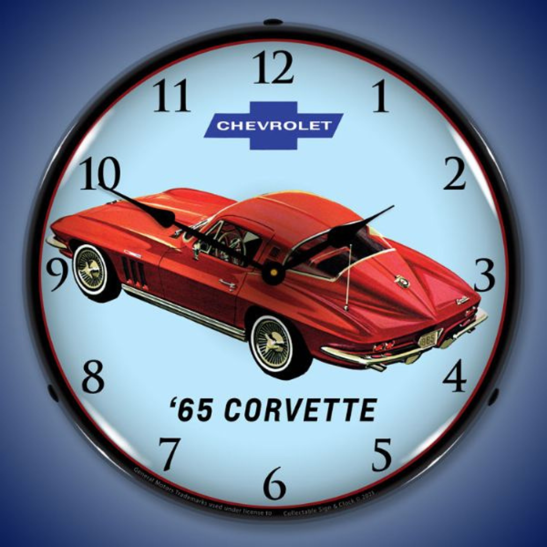 1965-corvette-coupe-lighted-wall-clock