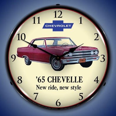 1965 Chevelle Lighted Clock