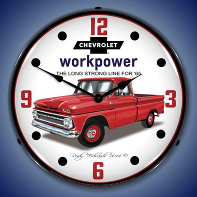 1965-chevrolet-truck-lighted-clock