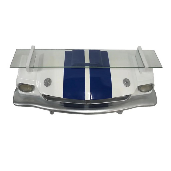 1966 Shelby Mustang GT350 Floating Wall Shelf - White