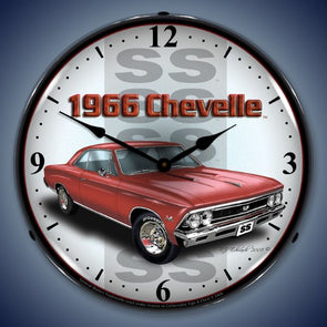 1966 SS Chevelle Lighted Clock