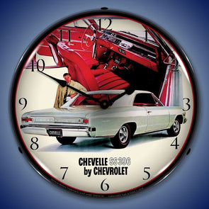 1966 Chevelle SS 396 RI Lighted Clock