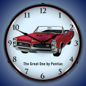 1967 Pontiac GTO Convertible Lighted Clock