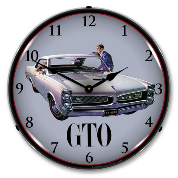 1967 Pontiac GTO Coupe Lighted Clock