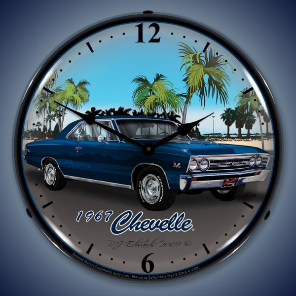 1967-chevelle-lighted-clock