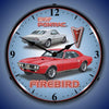1967 Pontiac Firebird Lighted Clock