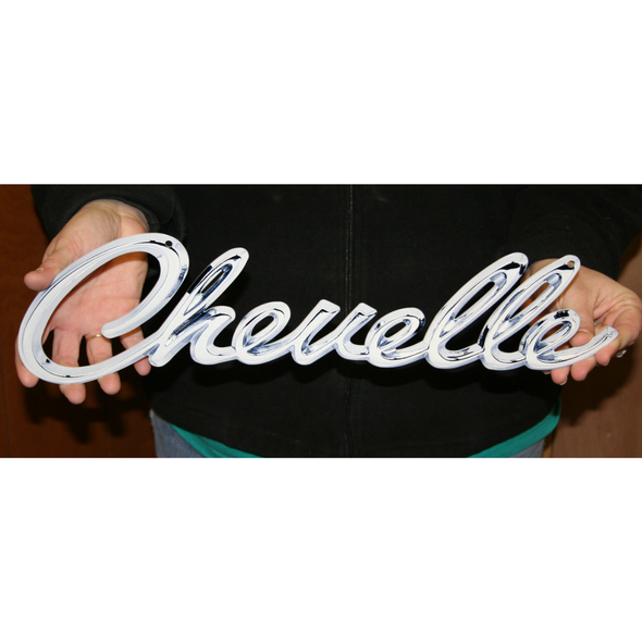 1968-1969 Chevy Chevelle Script Steel Sign
