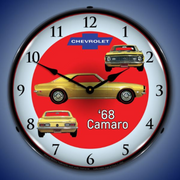 1968-camaro-lighted-wall-clock