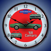 1968-camaro-rs-convertible-lighted-wall-clock