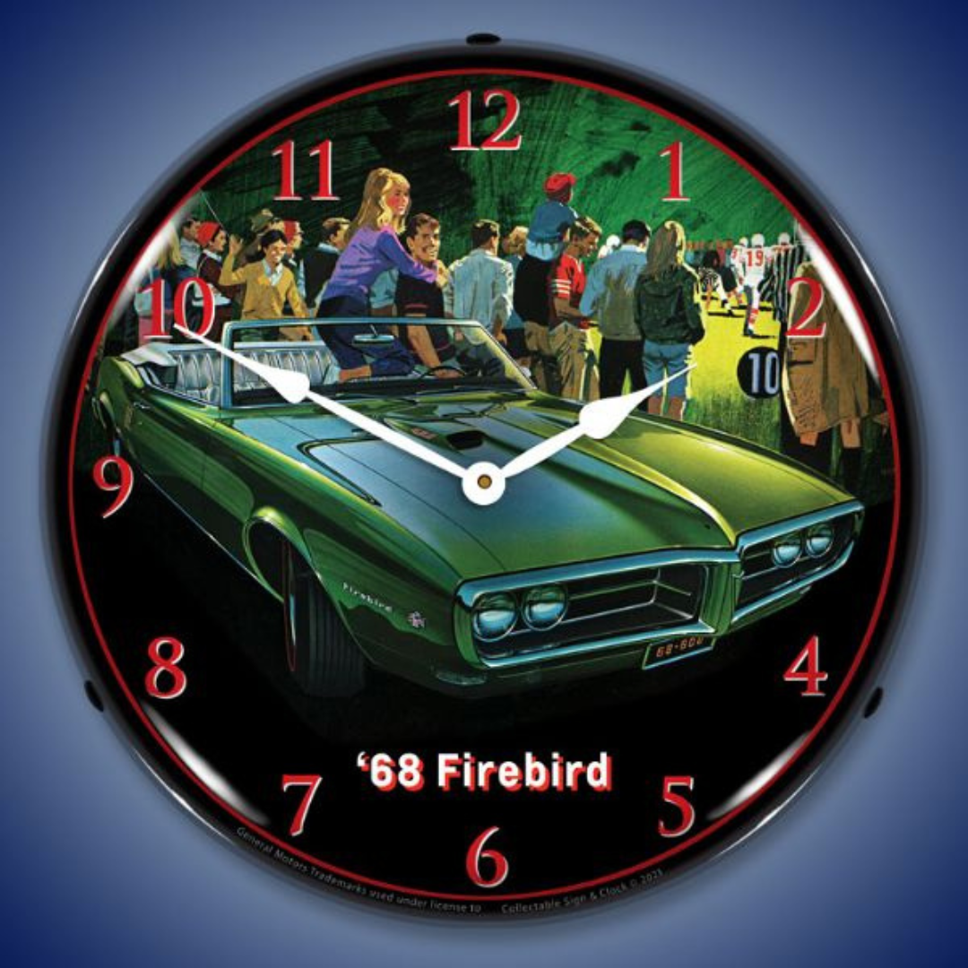 1968-pontiac-firebird-lighted-clock