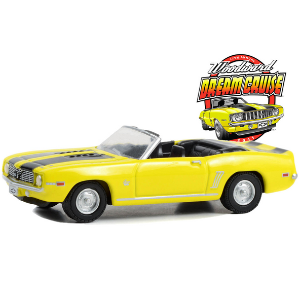1969 Camaro SS Convertible "17th Annual Woodward Dream Cruise" 1/64 Diecast Model Car by Greenlight