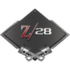 1969 Camaro Z/28 Black Diamond Cross Pistons Steel Sign