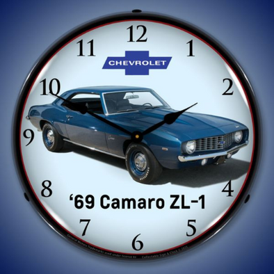 1969 Camaro ZL-1 Lighted Clock