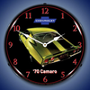 1970-camaro-z28-green-lighted-clock