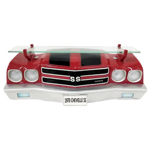 1970 Chevelle SS Floating Wall Shelf - Red