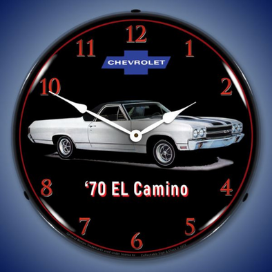 1970 El Camino SS 396 Lighted Clock