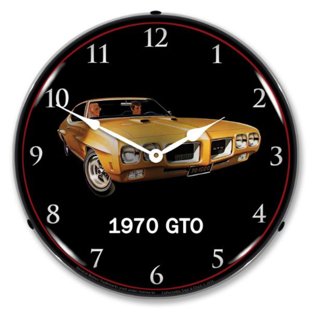 1970-pontiac-gto-lighted-clock