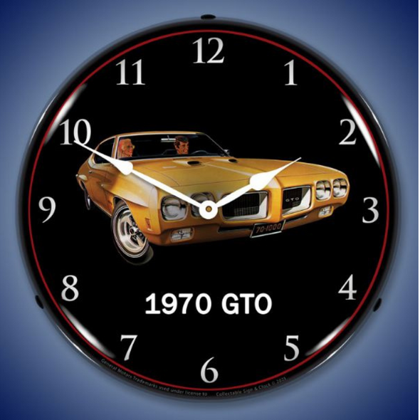 1970 Pontiac GTO Lighted Clock