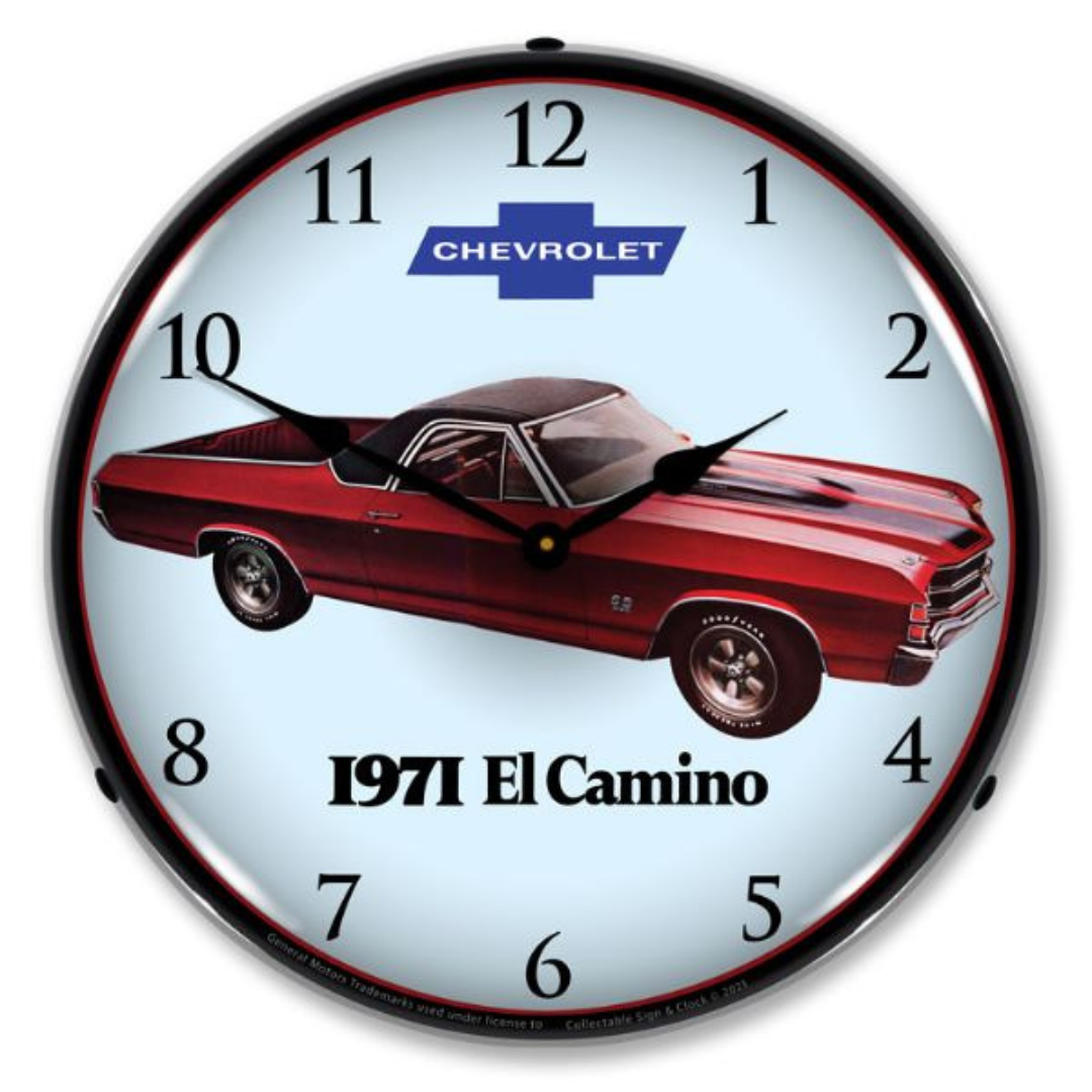 1971-chevrolet-el-camino-lighted-clock