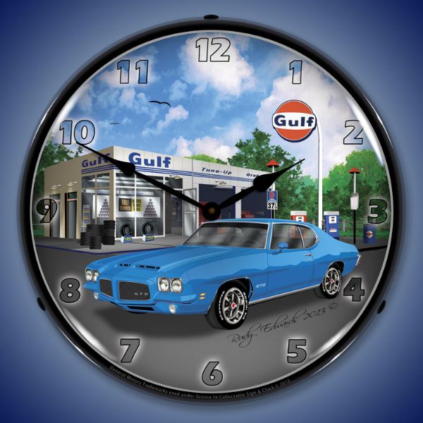 1971-pontiac-gto-lighted-clock