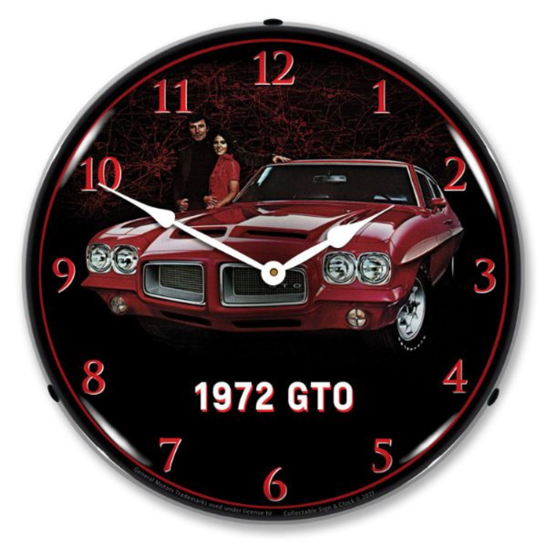 1972-pontiac-gto-lighted-clock