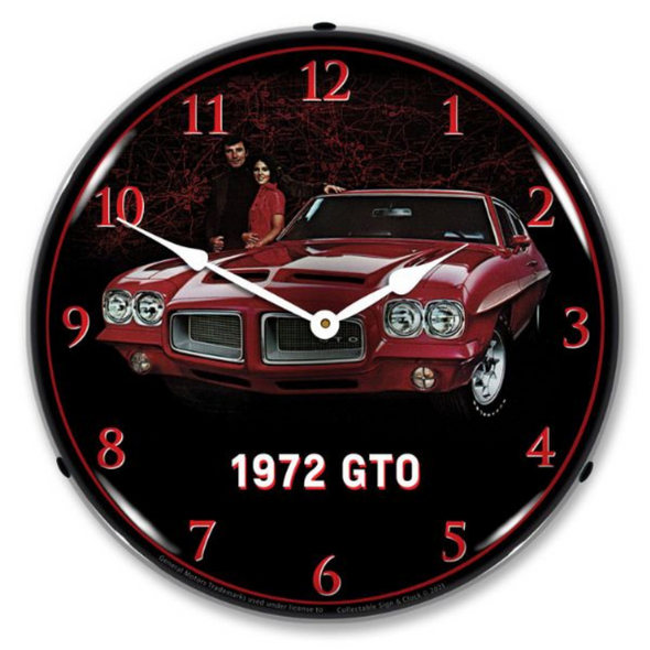 1972 Pontiac GTO Lighted Clock