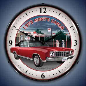 1972 Monte Carlo Lighted Clock