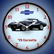 1979-c3-corvette-lighted-wall-clock