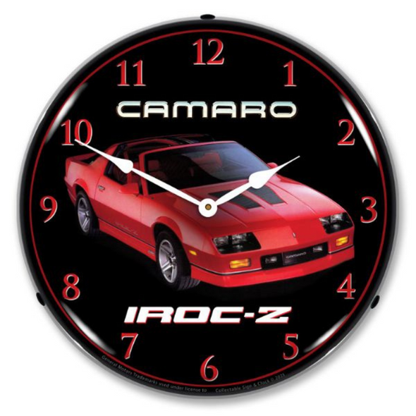 1987 Camaro IROC-Z Lighted Clock