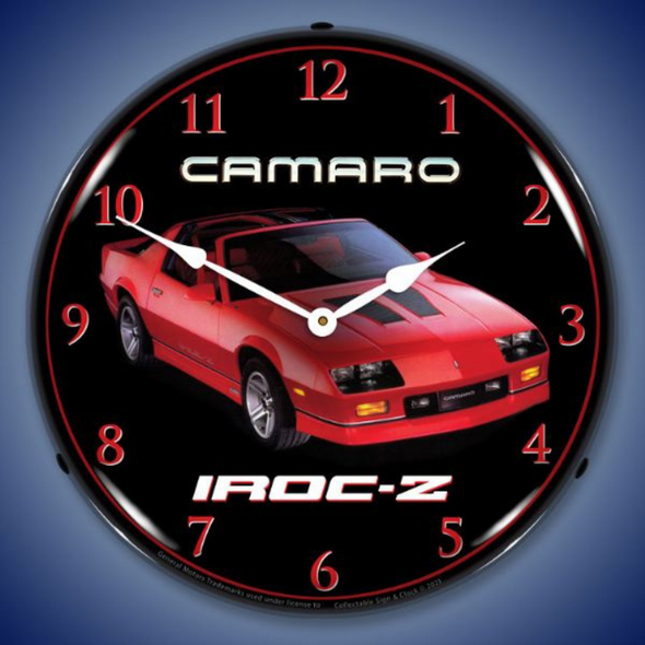 1987-camaro-iroc-z-lighted-clock