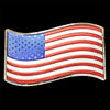 American Flag Metal Sign