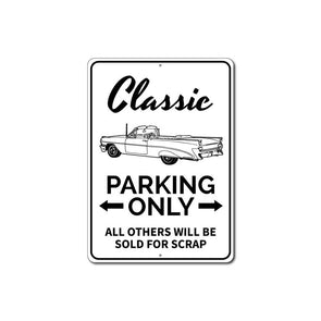 classic-parking-only-aluminum-sign