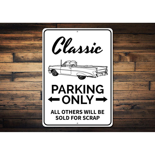 classic-parking-only-aluminum-sign