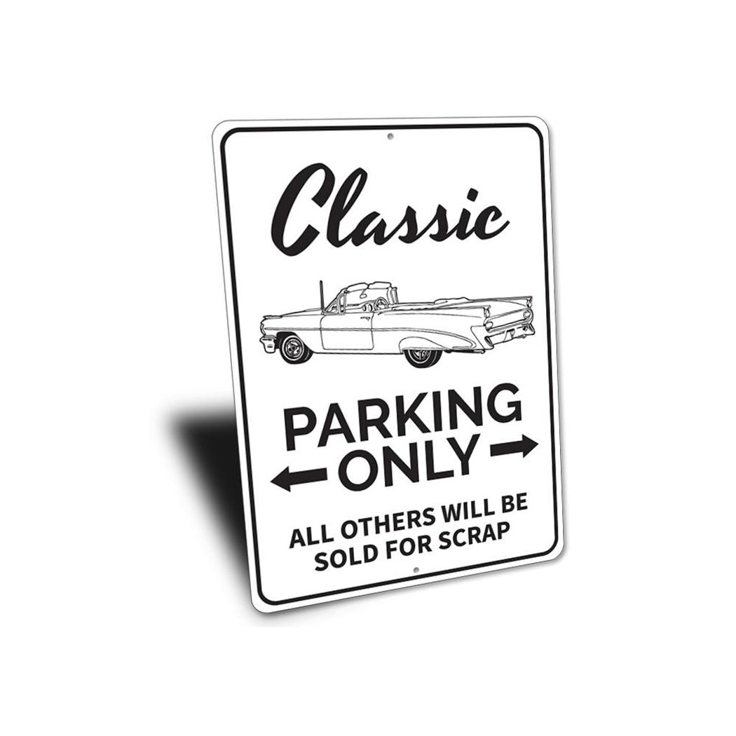 classic-parking-only-aluminum-sign