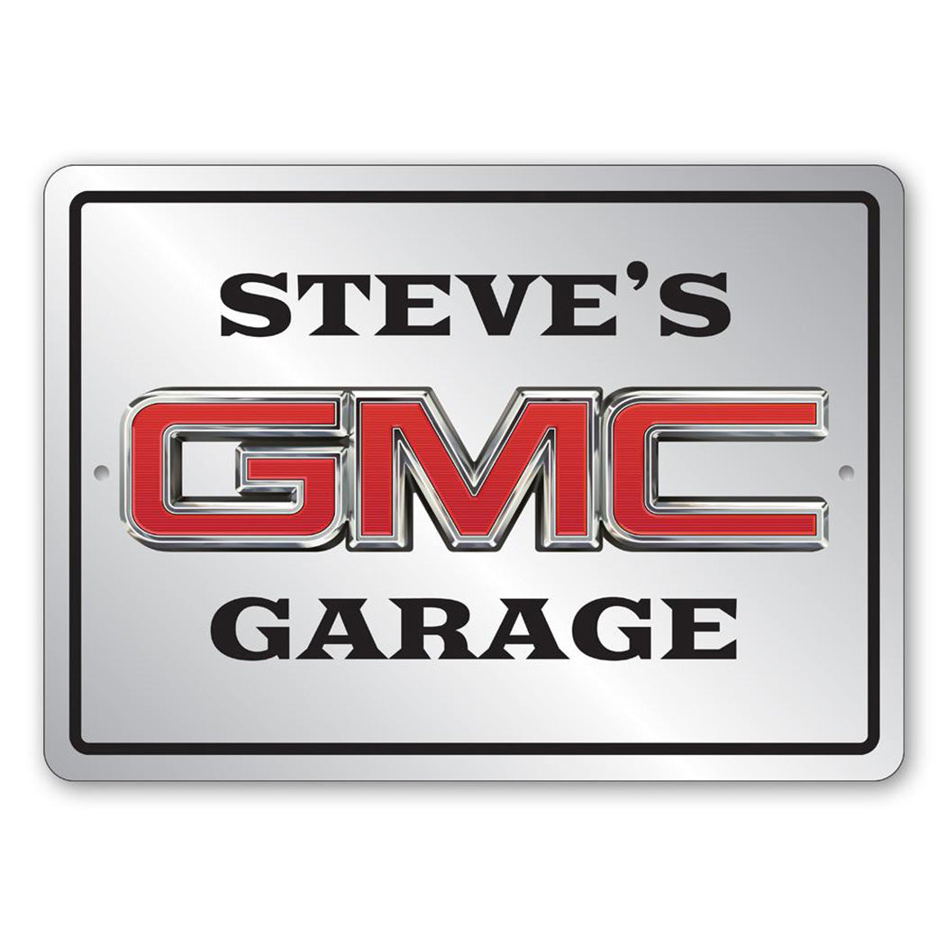 personalized-gmc-garage-aluminum-sign