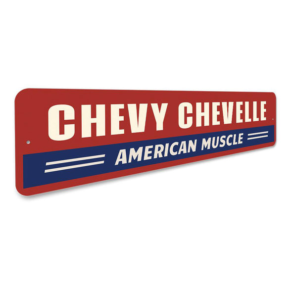 Chevy Chevelle American Muscle - Aluminum Sign