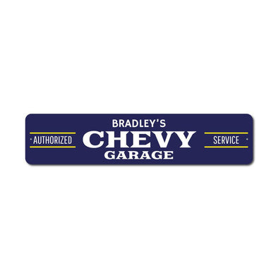 personalized-chevy-garage-authorized-service-aluminum-sign