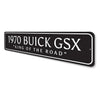 '70 Buick GSX King of the Road - Aluminum Sign