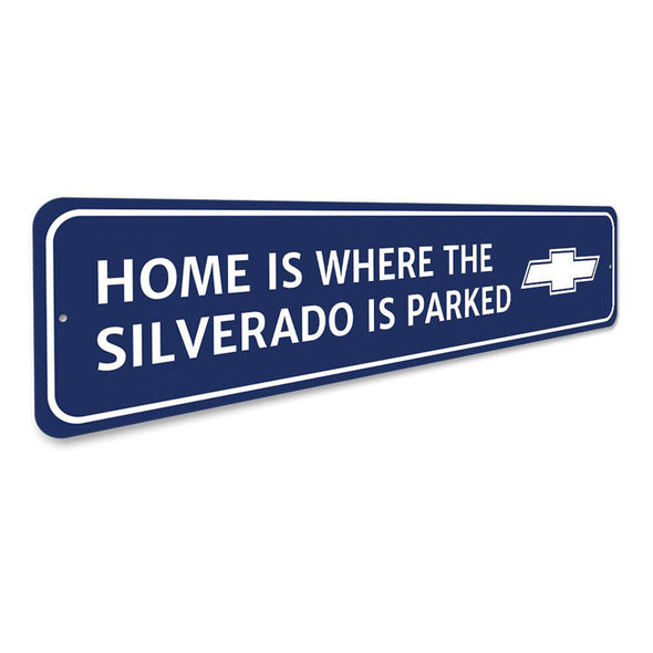 Chevy Silverado - Aluminum Street Sign