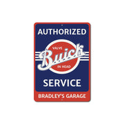 personalized-buick-authorized-service-aluminum-sign