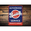 personalized-buick-authorized-service-aluminum-sign