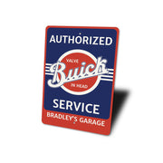 personalized-buick-authorized-service-aluminum-sign