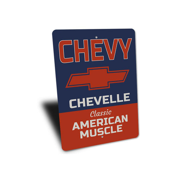 Chevy Chevelle Classic American Muscle - Aluminum Sign