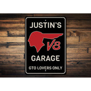 personalized-pontiac-gto-lovers-only-aluminum-sign