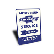 personalized-chevrolet-authorized-service-aluminum-sign