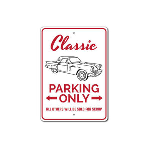 classic-car-parking-only-aluminum-sign